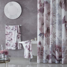 Load image into Gallery viewer, Dramatic Floral Shower Curtain - Blush