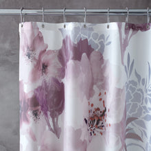 Load image into Gallery viewer, Dramatic Floral Shower Curtain - Blush