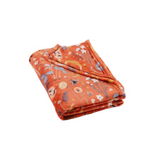 Load image into Gallery viewer, Enchanted Twilight Animals Blanket - Burnt Orange