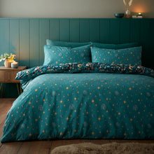 Load image into Gallery viewer, Enchanted Twilight Duvet Set - Forest Green