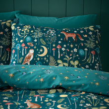 Load image into Gallery viewer, Enchanted Twilight Duvet Set - Forest Green