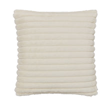 Load image into Gallery viewer, Cosy Ribbed Filled Cushion - Cream