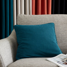 Load image into Gallery viewer, Wilson Velvet Filled Cushion - Teal