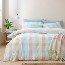 Load image into Gallery viewer, Spring Check Duvet Set