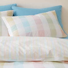 Load image into Gallery viewer, Spring Check Duvet Set