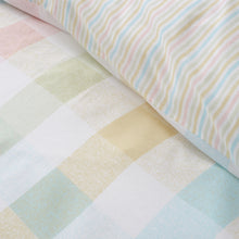 Load image into Gallery viewer, Spring Check Duvet Set