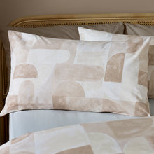 Load image into Gallery viewer, Sloane Geo Natural Duvet Set