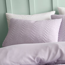 Load image into Gallery viewer, Heatset Wave Duvet Set - Lilac