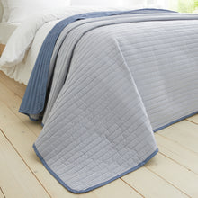 Load image into Gallery viewer, Stripe Bedspread - Blue