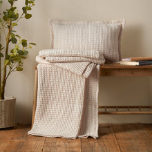 Load image into Gallery viewer, Jaipur Waffle Throw - Natural