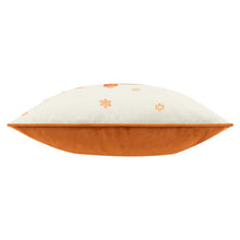 Load image into Gallery viewer, Gretel Velvet Piped Cushion Cover - Cloud Dust/Ginger