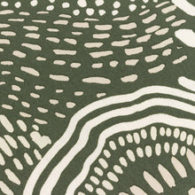 Load image into Gallery viewer, Nola Abstract Piped Cushion Cover - Olive