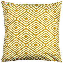 Load image into Gallery viewer, Outdoor Cushion Cover - Diamond / Ochre