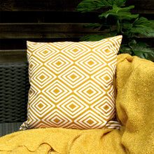 Load image into Gallery viewer, Outdoor Cushion Cover - Diamond / Ochre