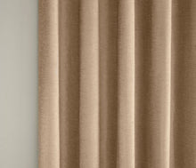 Load image into Gallery viewer, Savoy Sand Eyelet Blackout Curtains