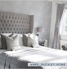 Load image into Gallery viewer, Halo Grey Eyelet Curtains