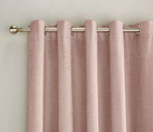 Load image into Gallery viewer, Savoy Blush Eyelet Blackout Curtains