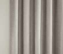 Load image into Gallery viewer, Savoy Grey Eyelet Blackout Curtains