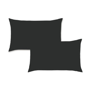 Easy Iron Percale Pillowcase Pair - Black