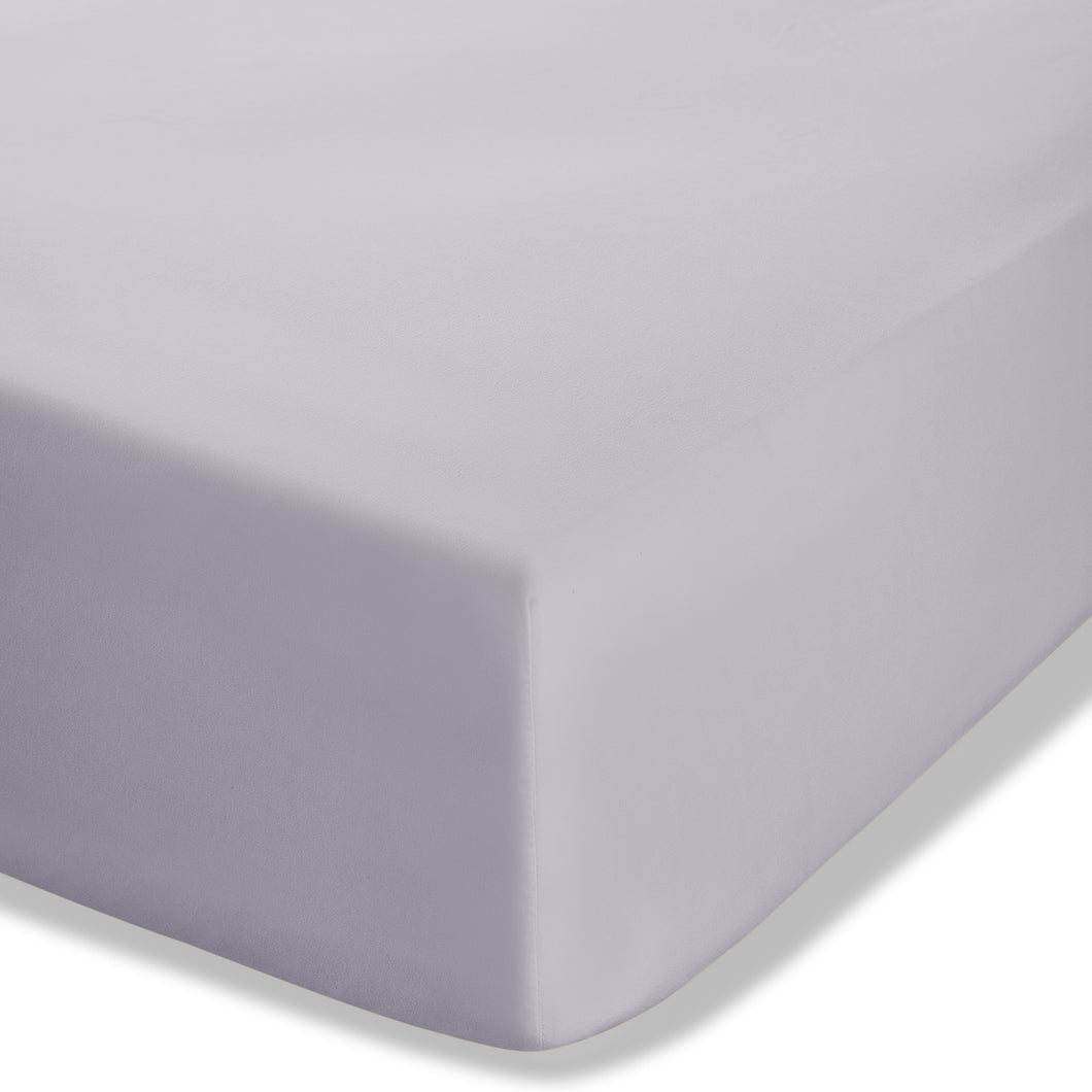 Easy Iron Percale Fitted Sheet - Lilac