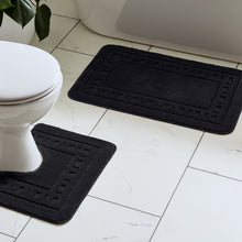 Load image into Gallery viewer, Armoni Bath Mat Set - Black

