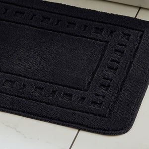 Armoni Bath Mat Set - Black