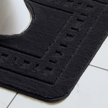 Load image into Gallery viewer, Armoni Bath Mat Set - Black
