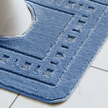 Load image into Gallery viewer, Armoni Bath Mat Set - Blue

