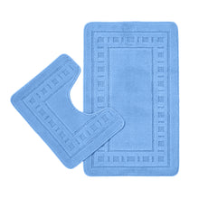 Load image into Gallery viewer, Armoni Bath Mat Set - Blue
