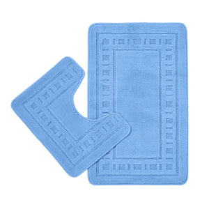 Armoni Bath Mat Set - Blue