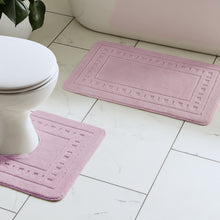 Load image into Gallery viewer, Armoni Bath Mat Set - Blush Pink
