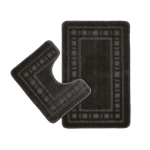 Armoni Bath Mat Set - Grey