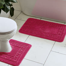 Load image into Gallery viewer, Armoni Bath Mat Set - Hot Pink
