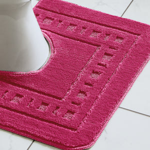 Armoni Bath Mat Set - Hot Pink