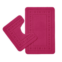 Load image into Gallery viewer, Armoni Bath Mat Set - Hot Pink
