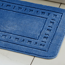 Load image into Gallery viewer, Armoni Bath Mat Set - Navy Blue
