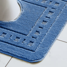Load image into Gallery viewer, Armoni Bath Mat Set - Navy Blue
