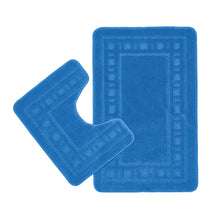 Load image into Gallery viewer, Armoni Bath Mat Set - Navy Blue
