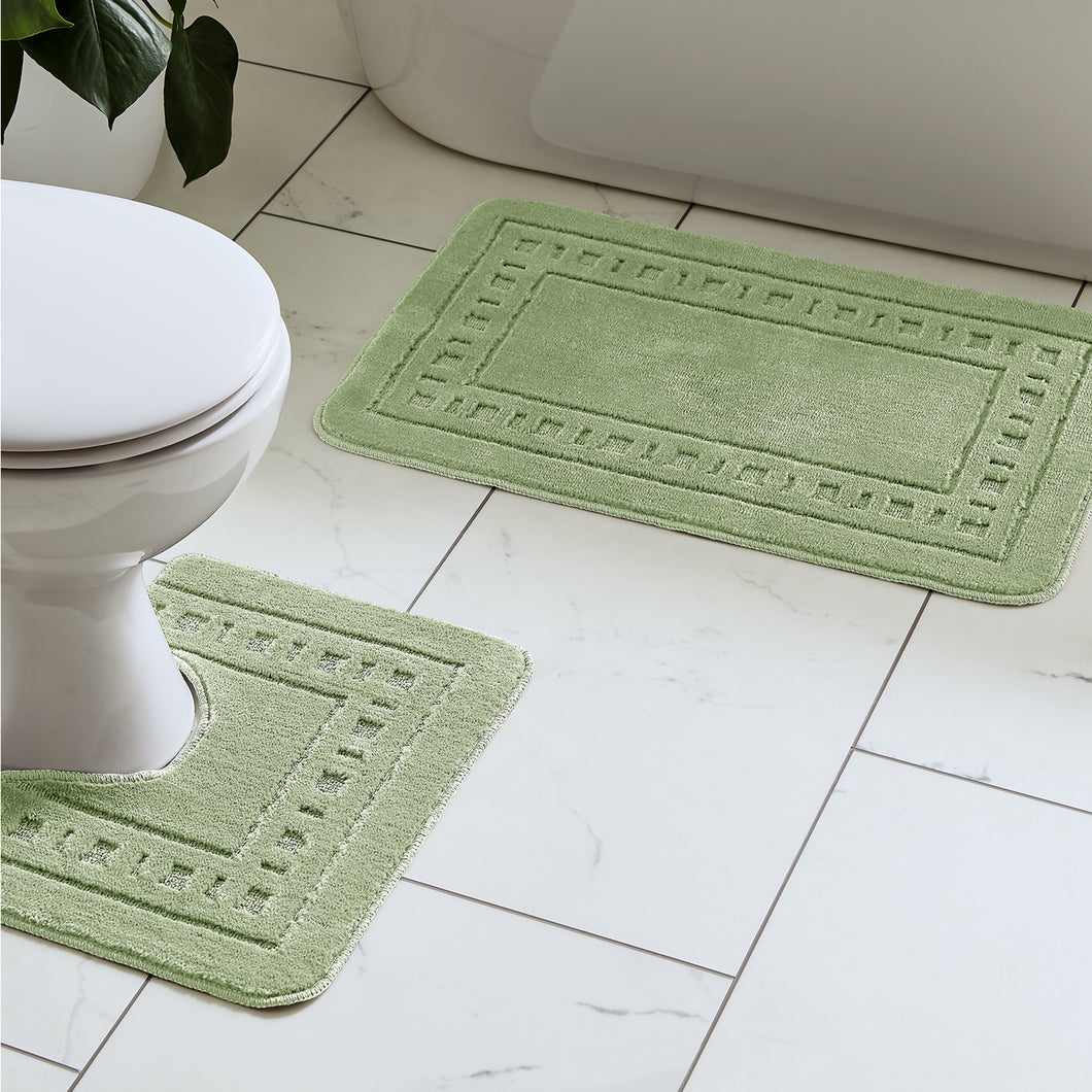 Armoni Bath Mat Set - Sage Green