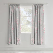 Load image into Gallery viewer, Canterbury Pencil Pleat Curtains - Grey
