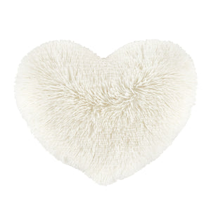 Cuddly Heart Cream Cushion