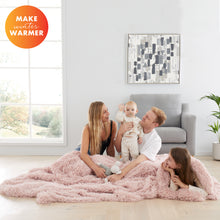 Load image into Gallery viewer, Cuddly Family Size Blanket - Blush Pink
