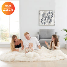 Load image into Gallery viewer, Cuddly Family Size Blanket - Cream
