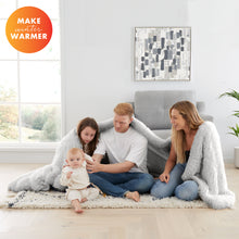 Load image into Gallery viewer, Cuddly Family Size Blanket - Silver
