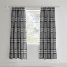 Load image into Gallery viewer, Kelso Check Curtains - Grey
