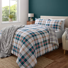 Load image into Gallery viewer, Kelso Check Duvet Set - Green

