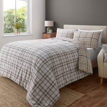 Load image into Gallery viewer, Kelso Check Duvet Set - Natural
