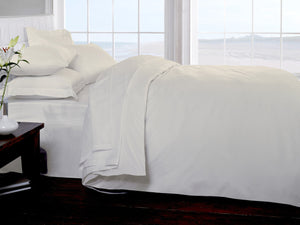 400 Thread Count Fitted Sheet - White