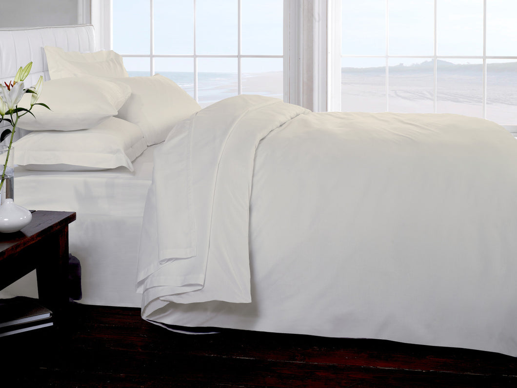 400 Thread Count Fitted Sheet - White