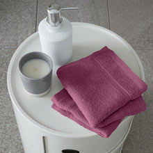 Load image into Gallery viewer, Zero Twist Towel Range - Raspberry
